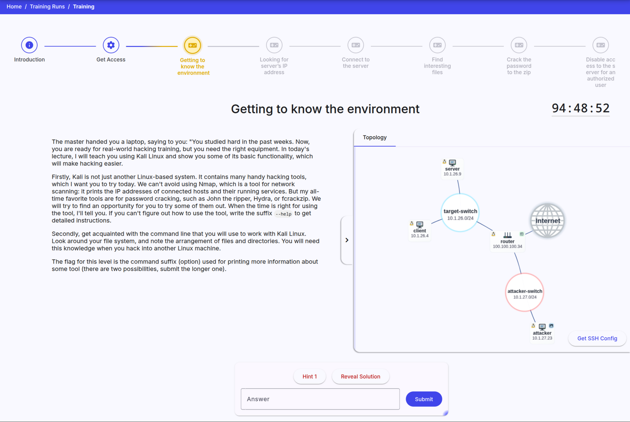 Redesigned training levels. New topology visualization.